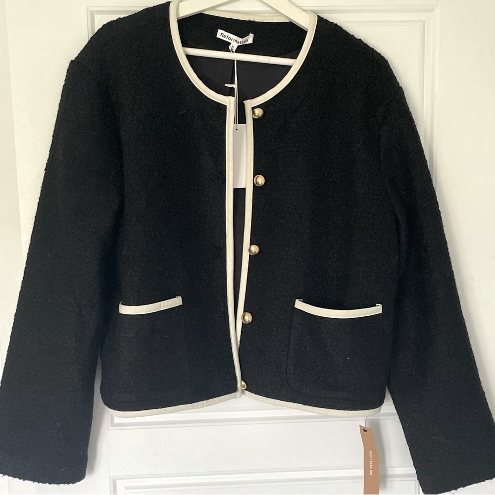 Dale Crupped Jacket from Reformation (brand new with tags)